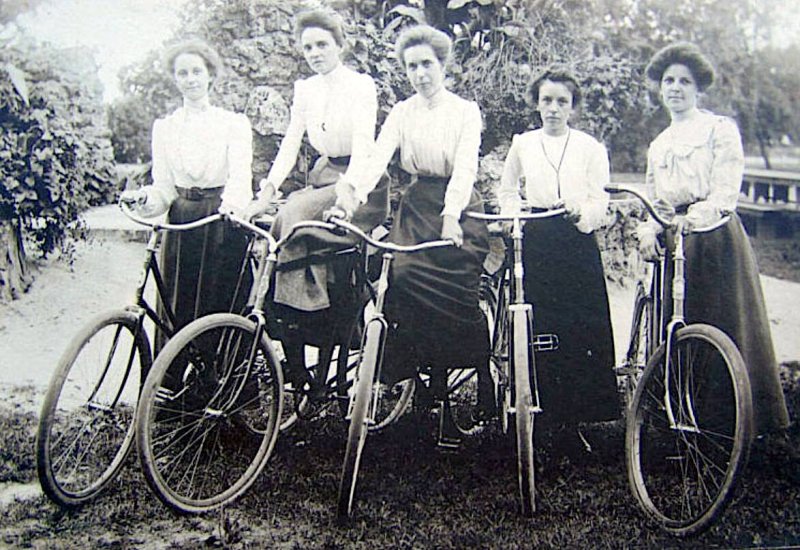 Велосипед 19 века в Европе
