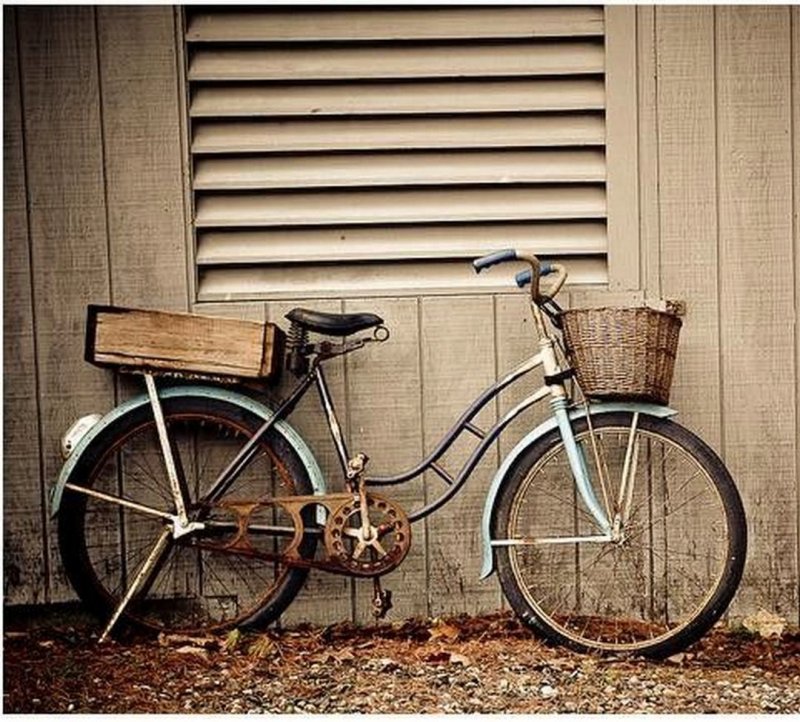 Винтажный старый велосипед