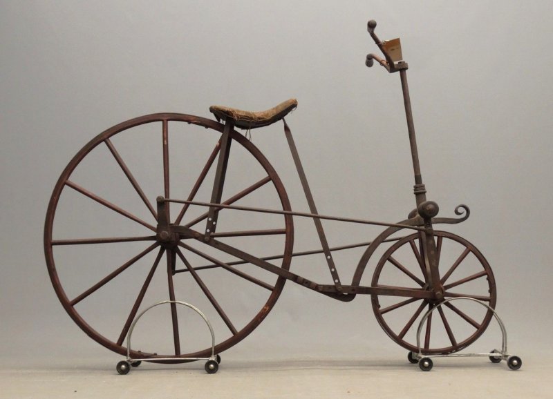 Большеколесный велосипед 1870