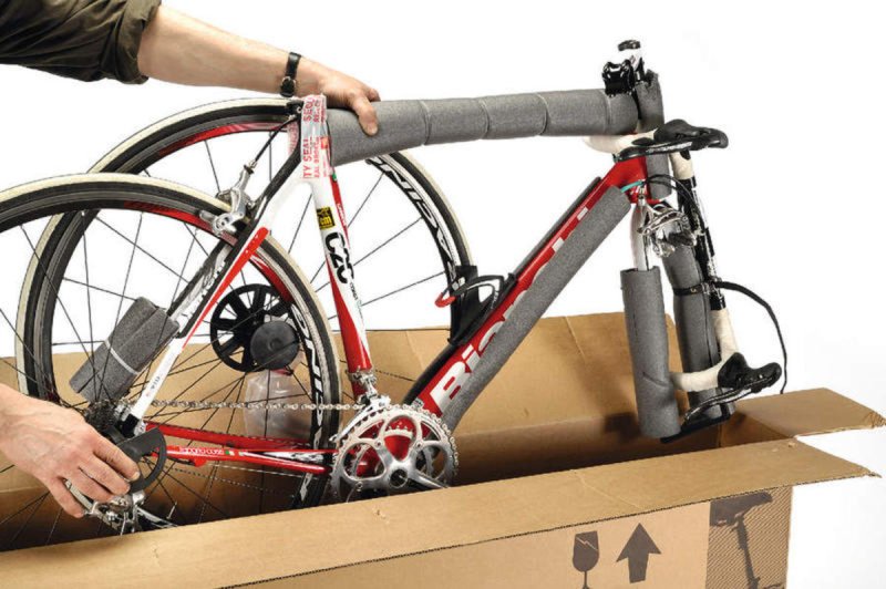 Коробка для перевоза велосипеда