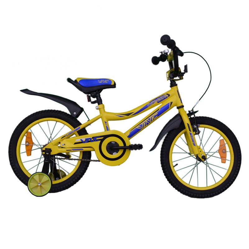 Детский велосипед сине желтый