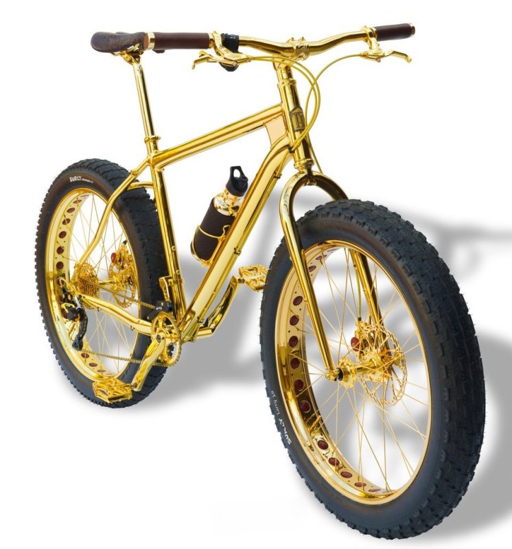 24k Gold extreme Mountain Bike