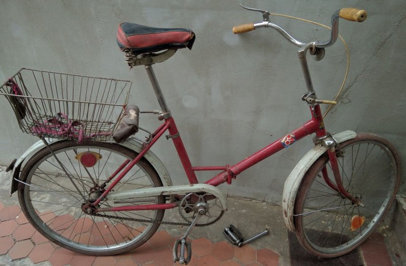 Велосипед салют 1985 года