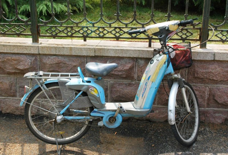 Эврика голубая велосипед