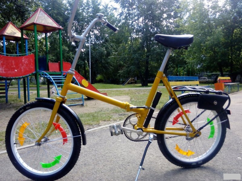 Велосипед Кама желтый