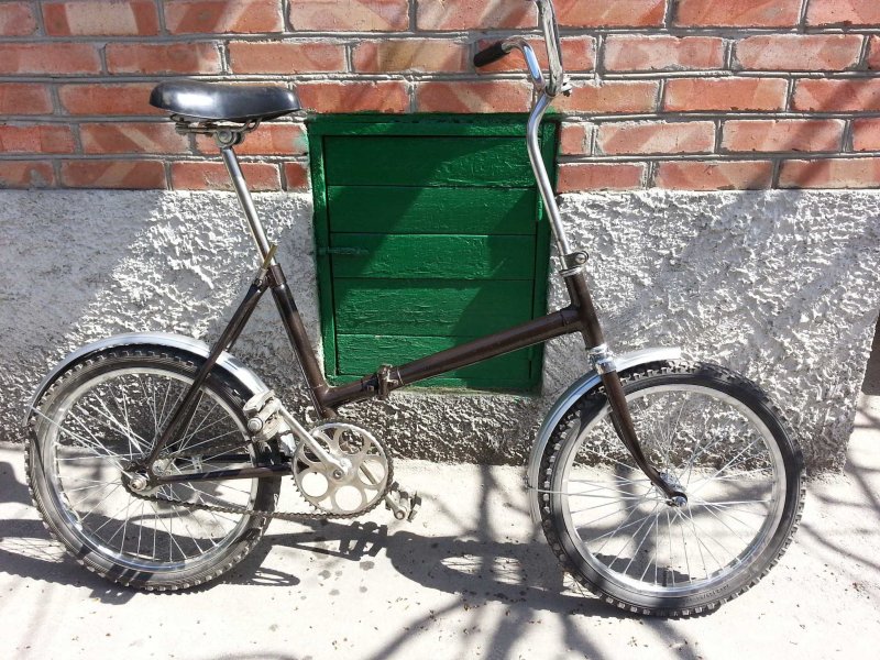 Переделанный велосипед Кама