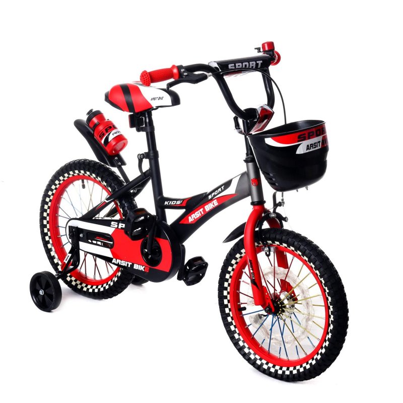 Велосипед детский красный 16 дюймов мангустан