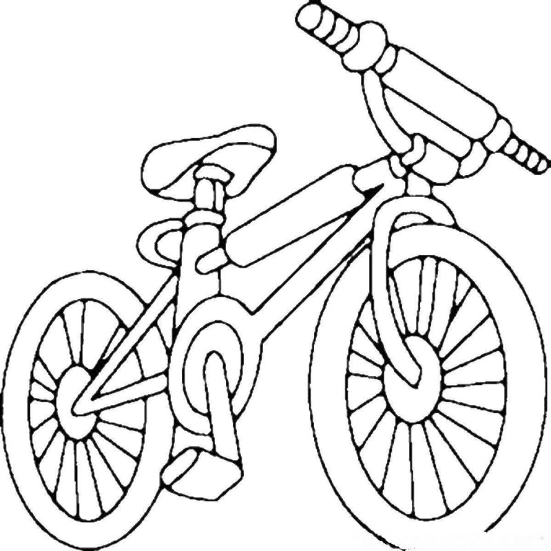 Велосипед для раскрашивания