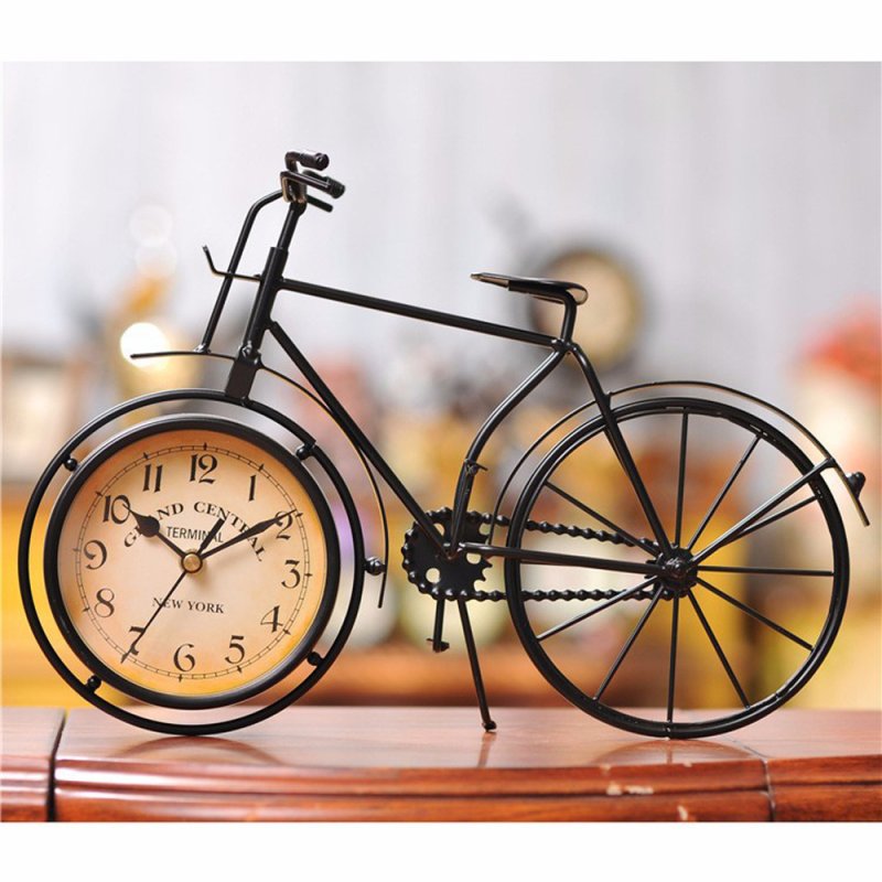 Часы настольные велосипед