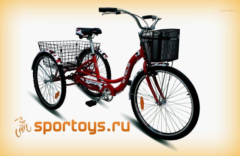 Трёхколёсный велосипед stels с корзинами Пермь