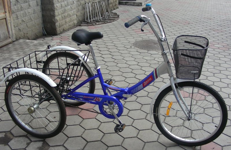 Самодельный трехколесный велосипед