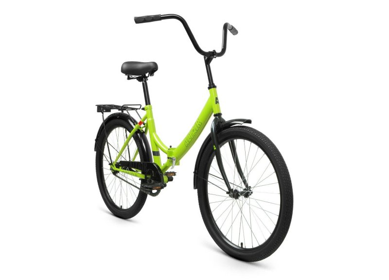 Велосипед 24" Altair City 24 1 СК 2022 Г 16" зеленый/серый rbk22al24012