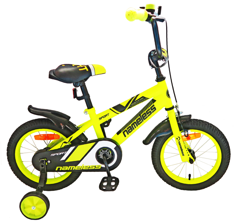 Велосипед 20" Nameless Sport, желтый/черный