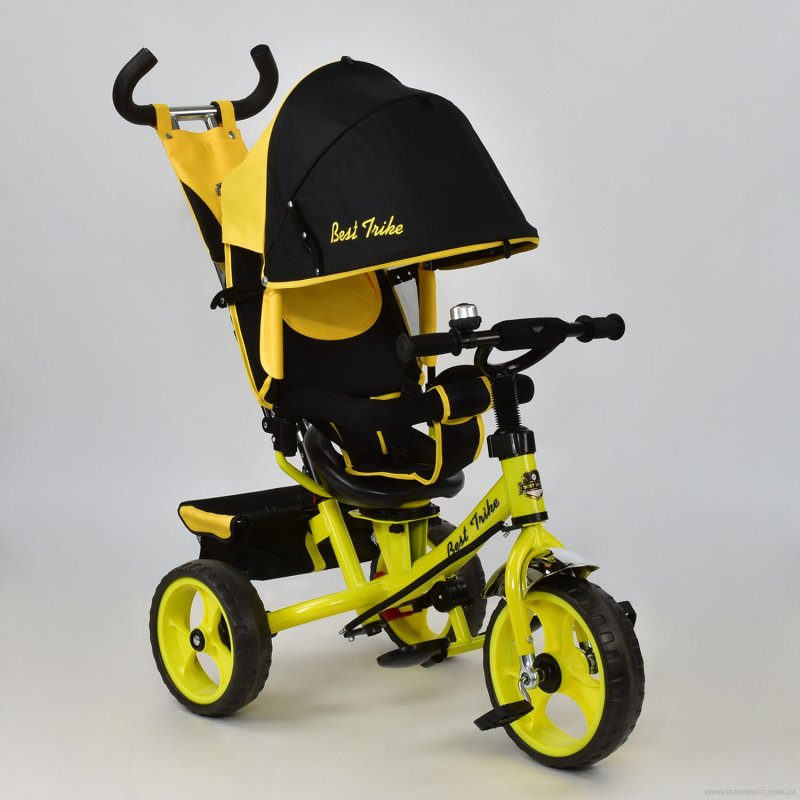 Велосипед детский трехколесный желтый