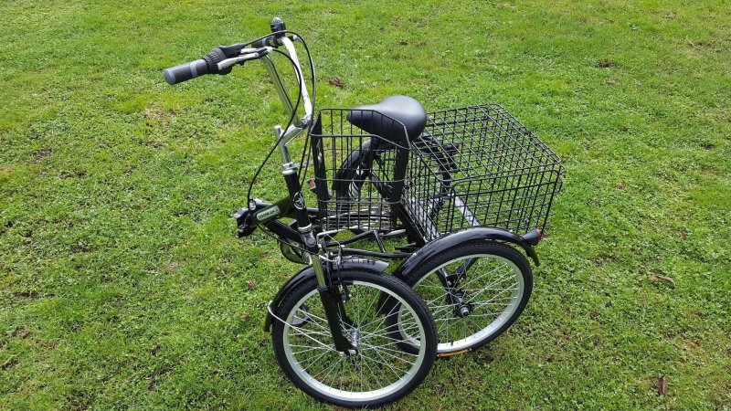 Трёхколёсный велосипед взрослый Дункан раскладной 20 колеса