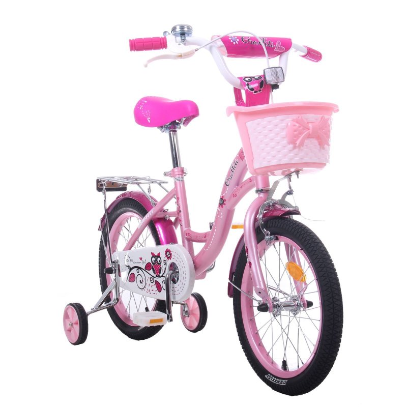 Велосипед 16д. Graffiti Flower розовый