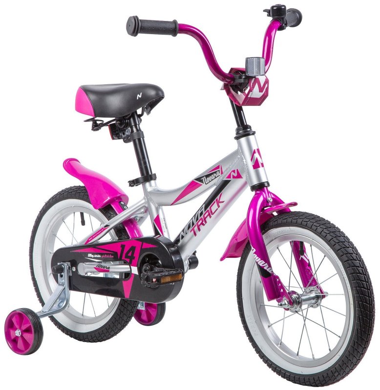 Детский велосипед Новатрек розовый 14
