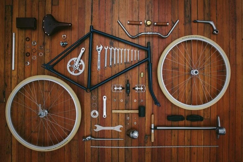 Детали старинного велосипеда