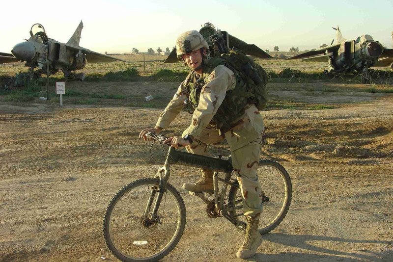 Паратрупер велосипед десантник