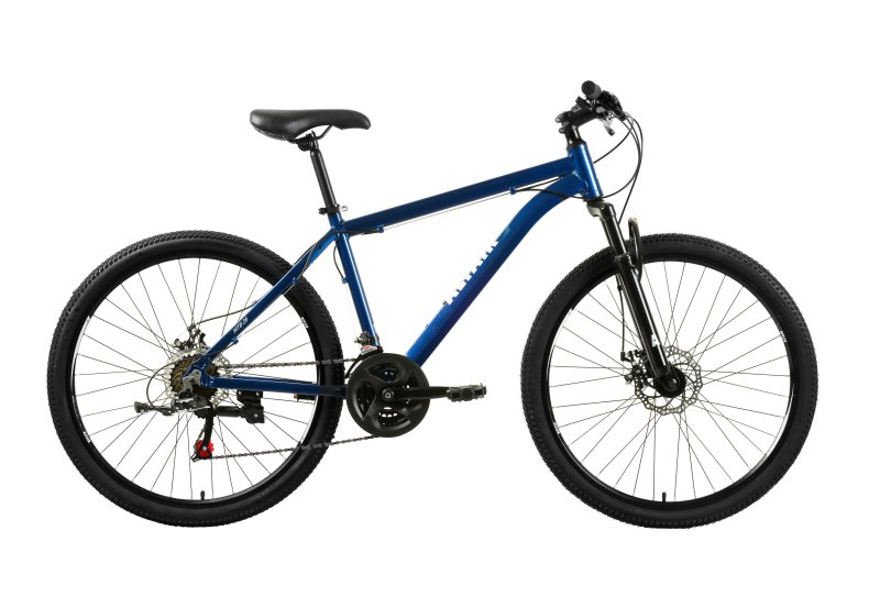 Велосипед Altair 26 Disc (26" 21 СК. Рост 17") 2020-21 темно-синий/серебристый