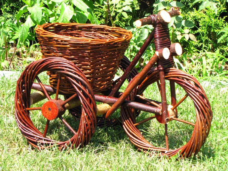 Плетеный велосипед