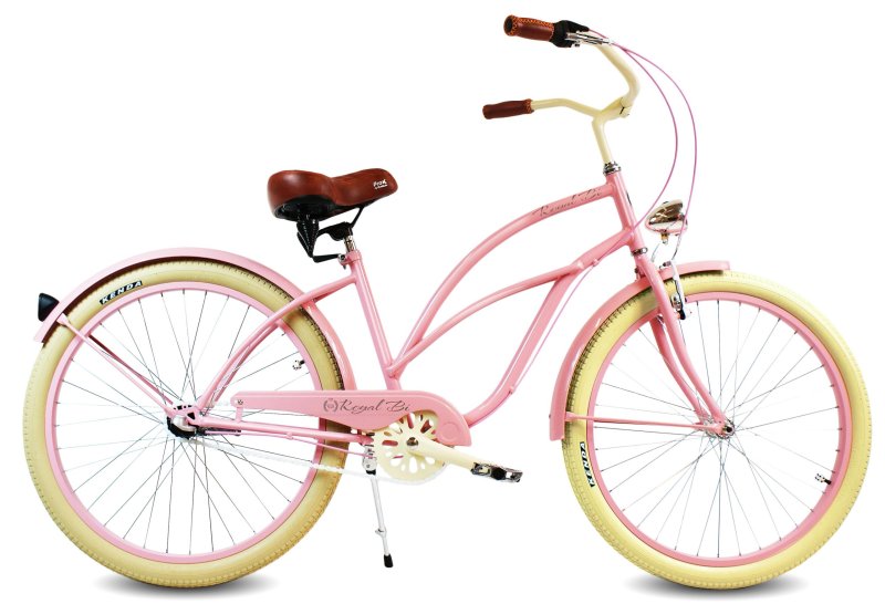 Стелс велосипед круизер розовый