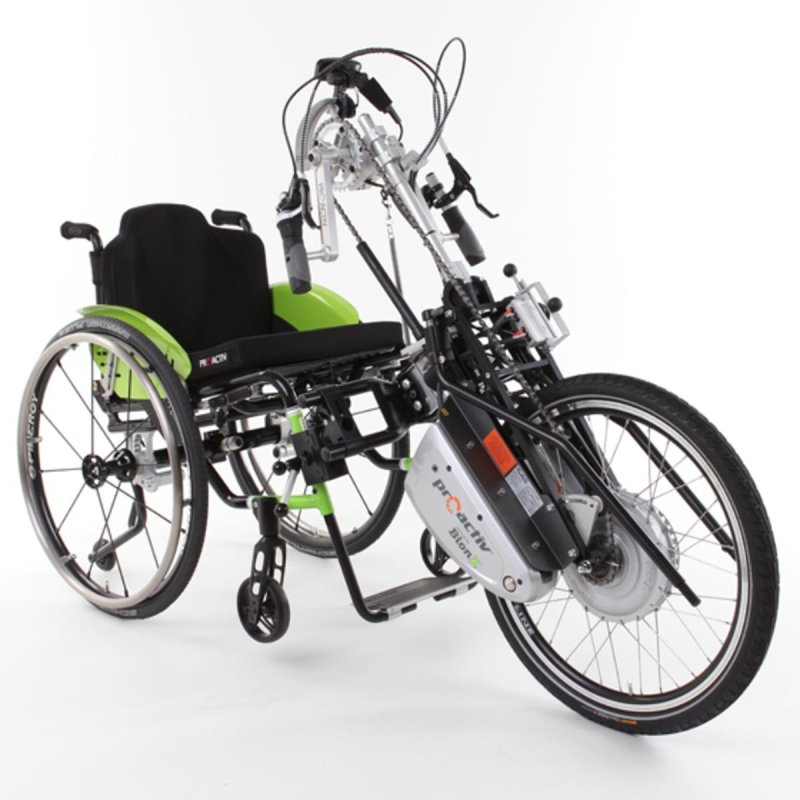 Велоприставка для инвалидной коляски