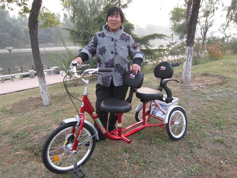 Трёхколёсный велосипед для пожилых