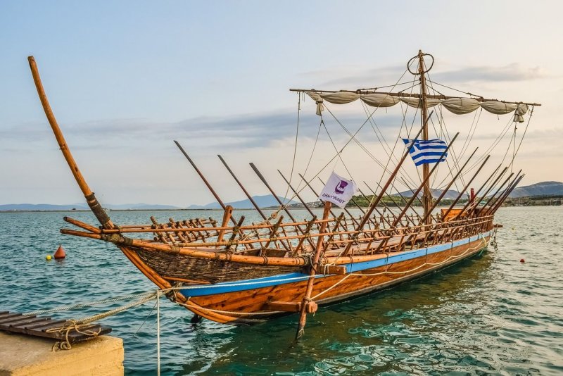 Галера корабль Греция