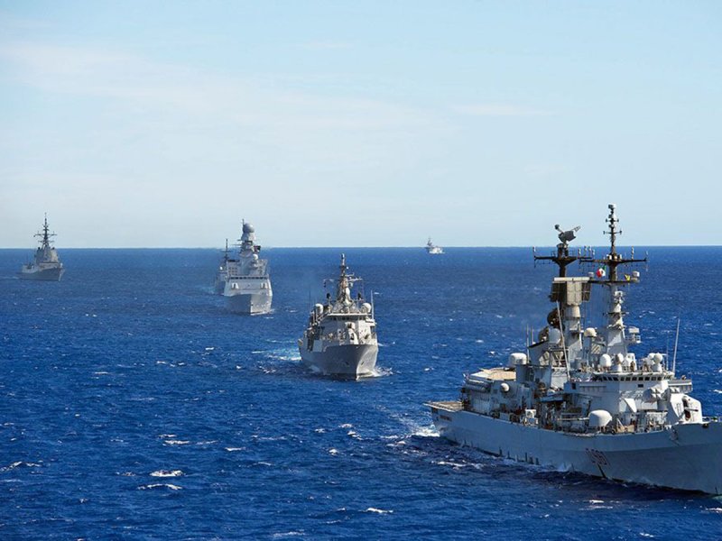 Военные корабли НАТО В черном море