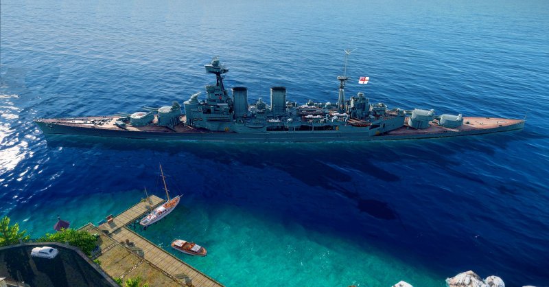 Линкор Hood World of Warships