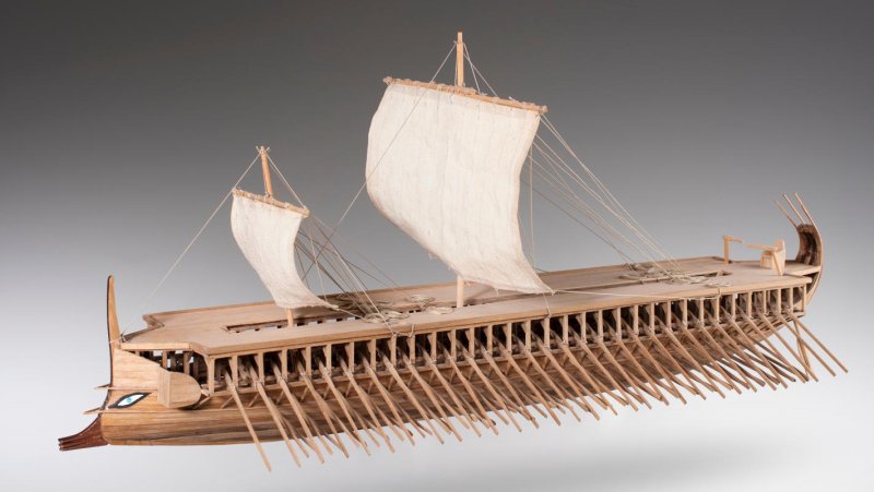 Модель корабля Greek Bireme масштаб 1:35