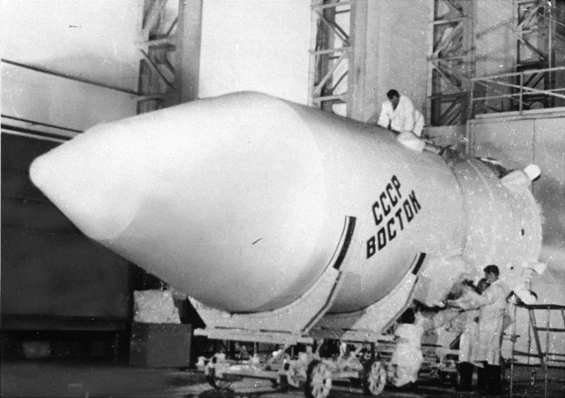 Восток ракета 1961 Гагарин