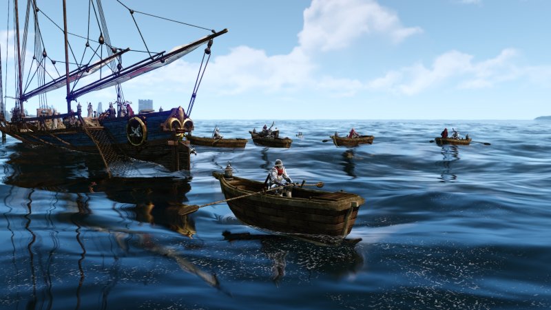 Архейдж море корабли