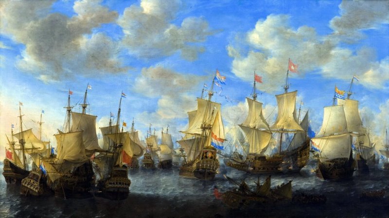 Картины маринистов морские баталии