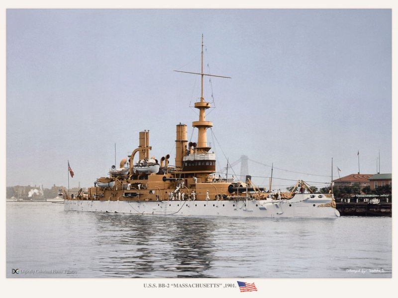 USS «Массачусетс» броненосец