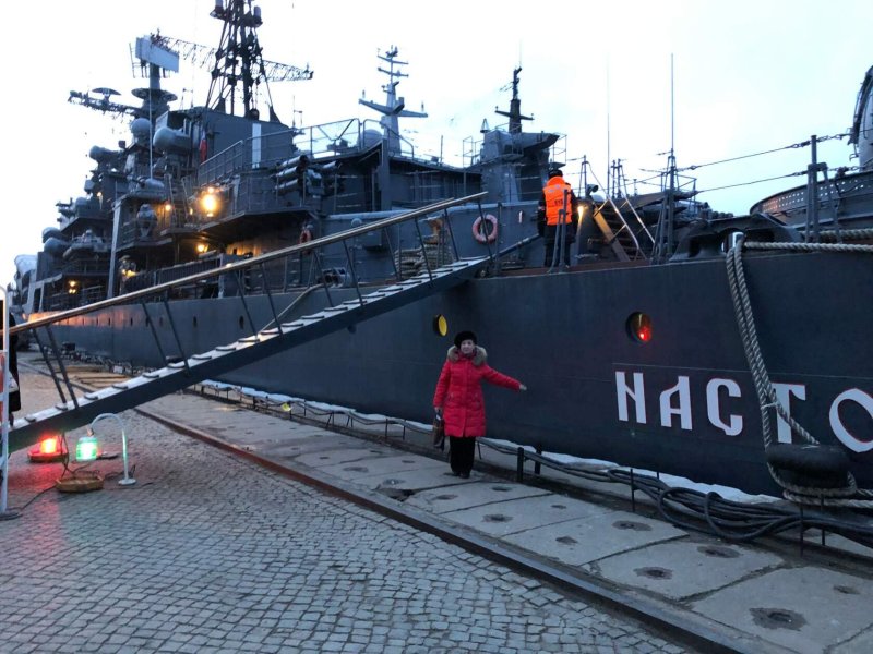 Эсминец настойчивый в Балтийске