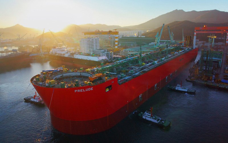 Prelude FLNG корабль