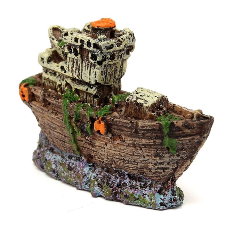 Пиратский корабль для аквариума