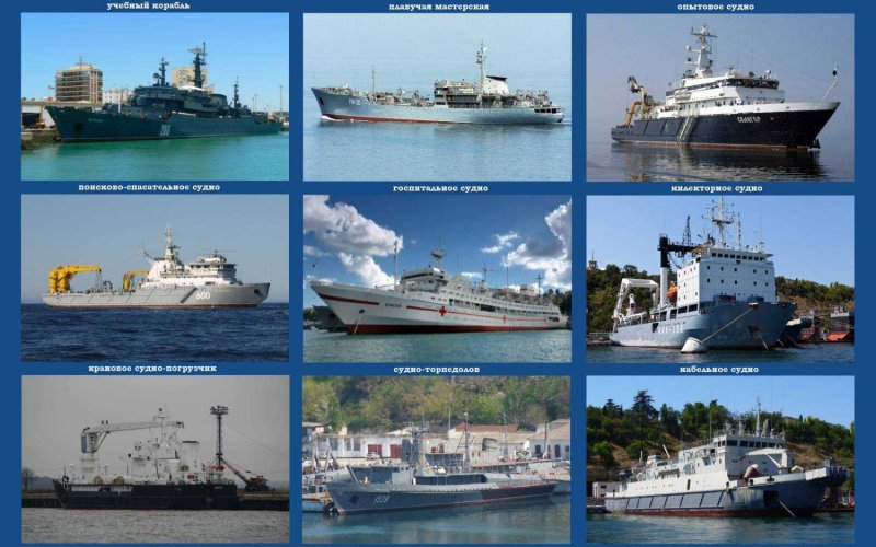 Виды морских судов