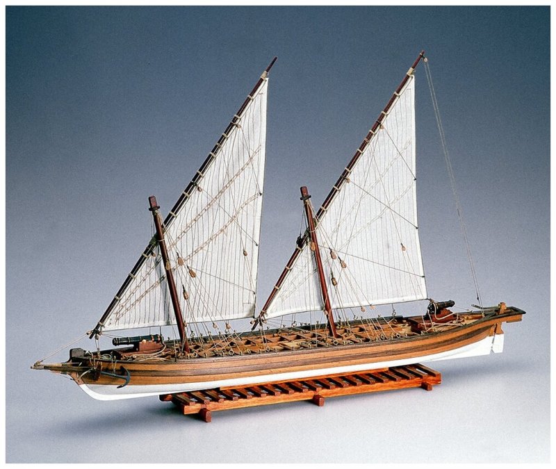 Модель корабля xebec