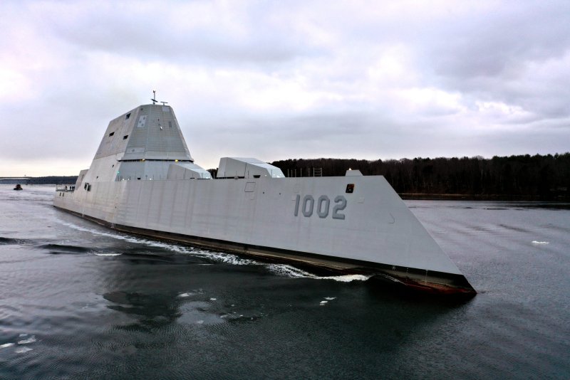 Эсминец США USS Zumwalt (DDG 1000).