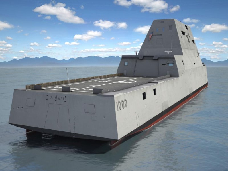 Миноносец DDG-1000 Zumwalt