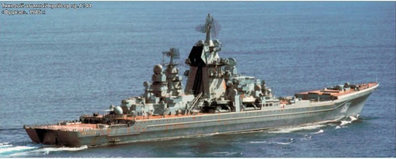 Вооружение ТАРКР Фрунзе