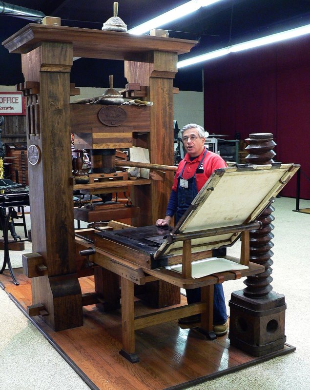 Печатный станок Гутенберга