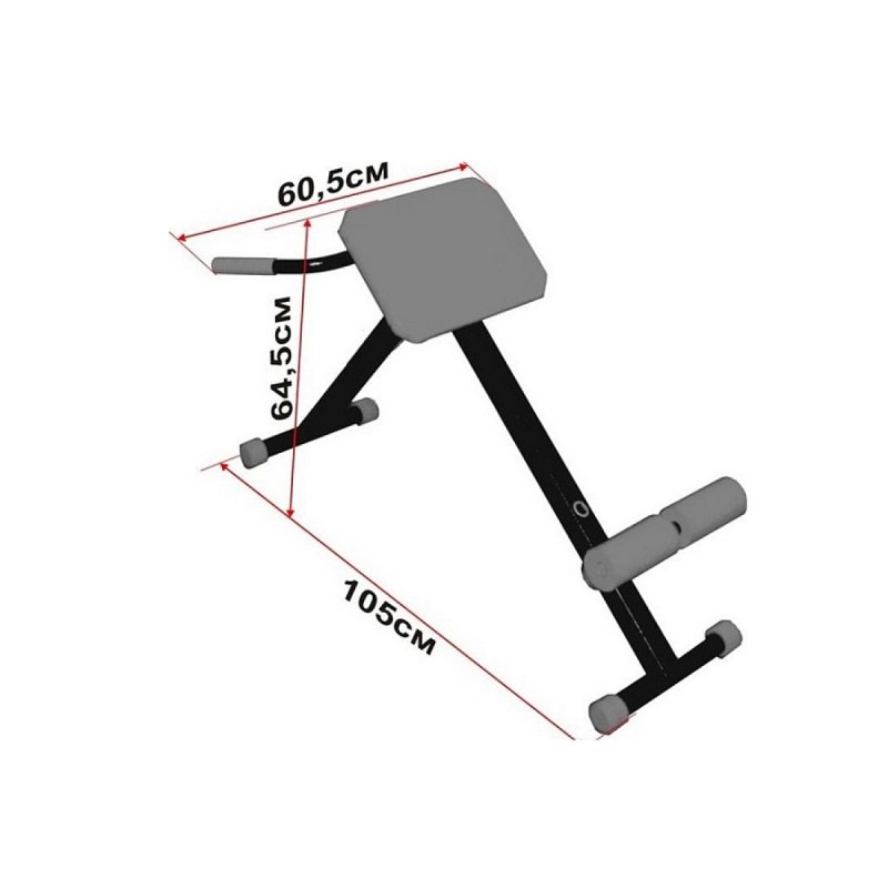 Тренажер для гиперэкстензии чертеж