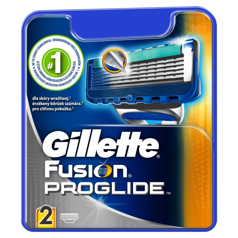 Gillette Fusion PROGLIDE кассеты 2 шт