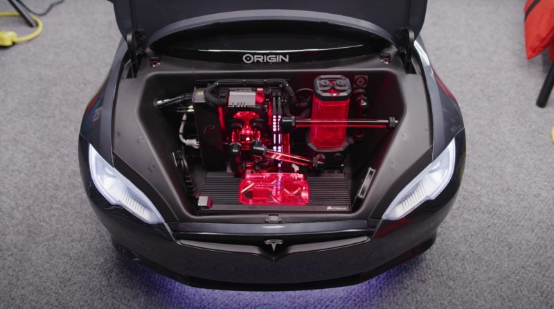 Электродвигатель автомобиля Tesla