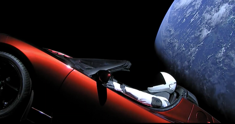 Tesla Roadster SPACEX Edition