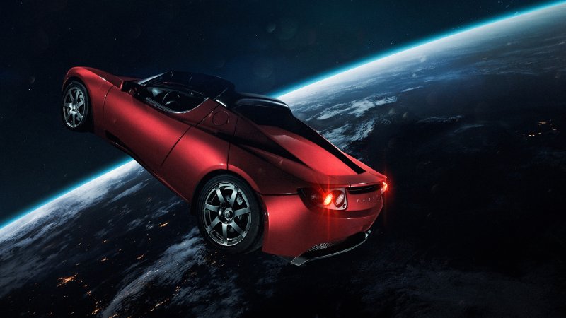 Tesla Roadster Илона маска